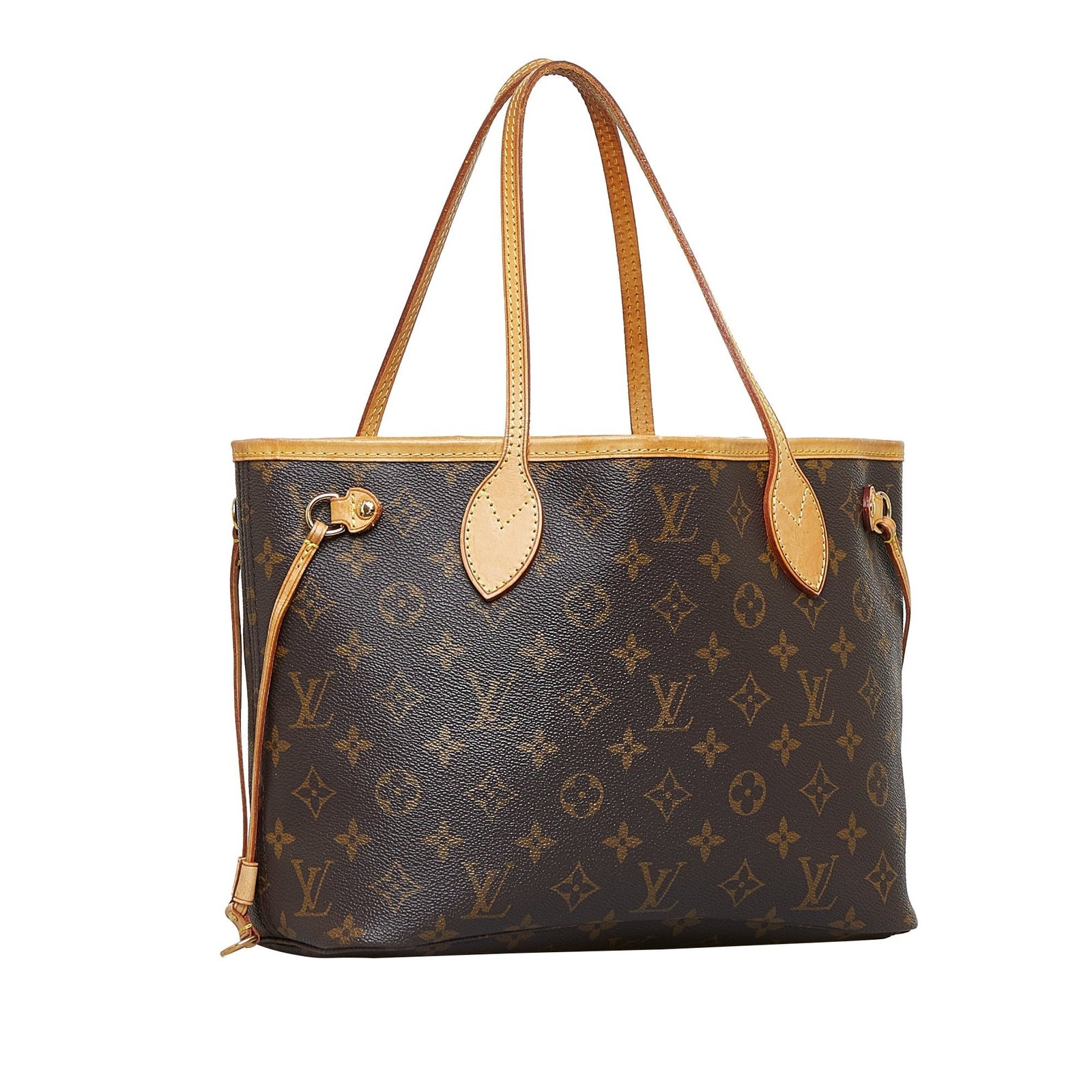 Brown Louis Vuitton Monogram Neverfull PM Tote Bag | AlmaBagz