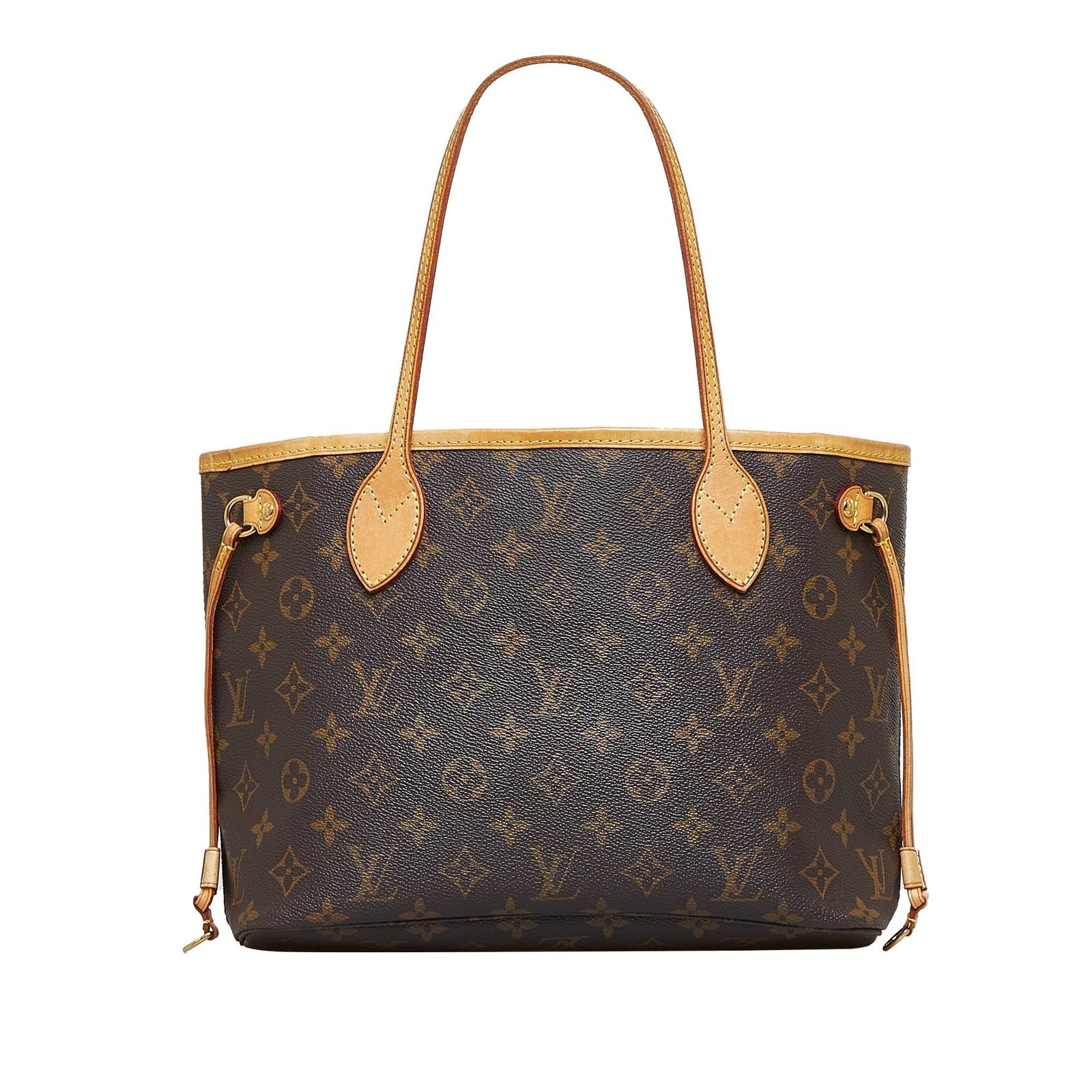 Brown Louis Vuitton Monogram Neverfull PM Tote Bag | AlmaBagz - Image 2