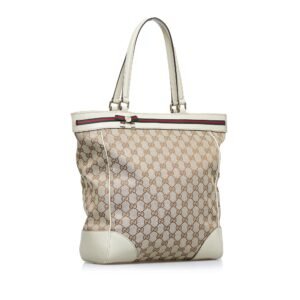 Beige Gucci GG Canvas Mayfair Tote Bag | AlmaBagz