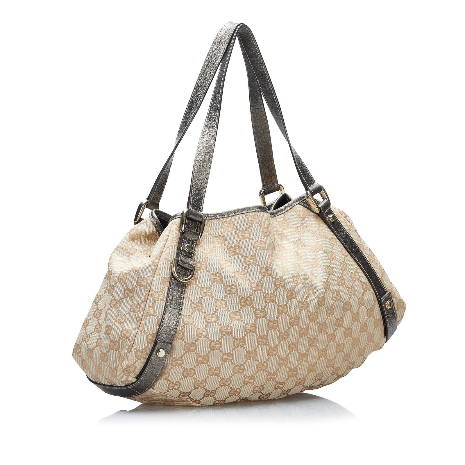 Brown Gucci GG Canvas Abbey Tote | AlmaBagz