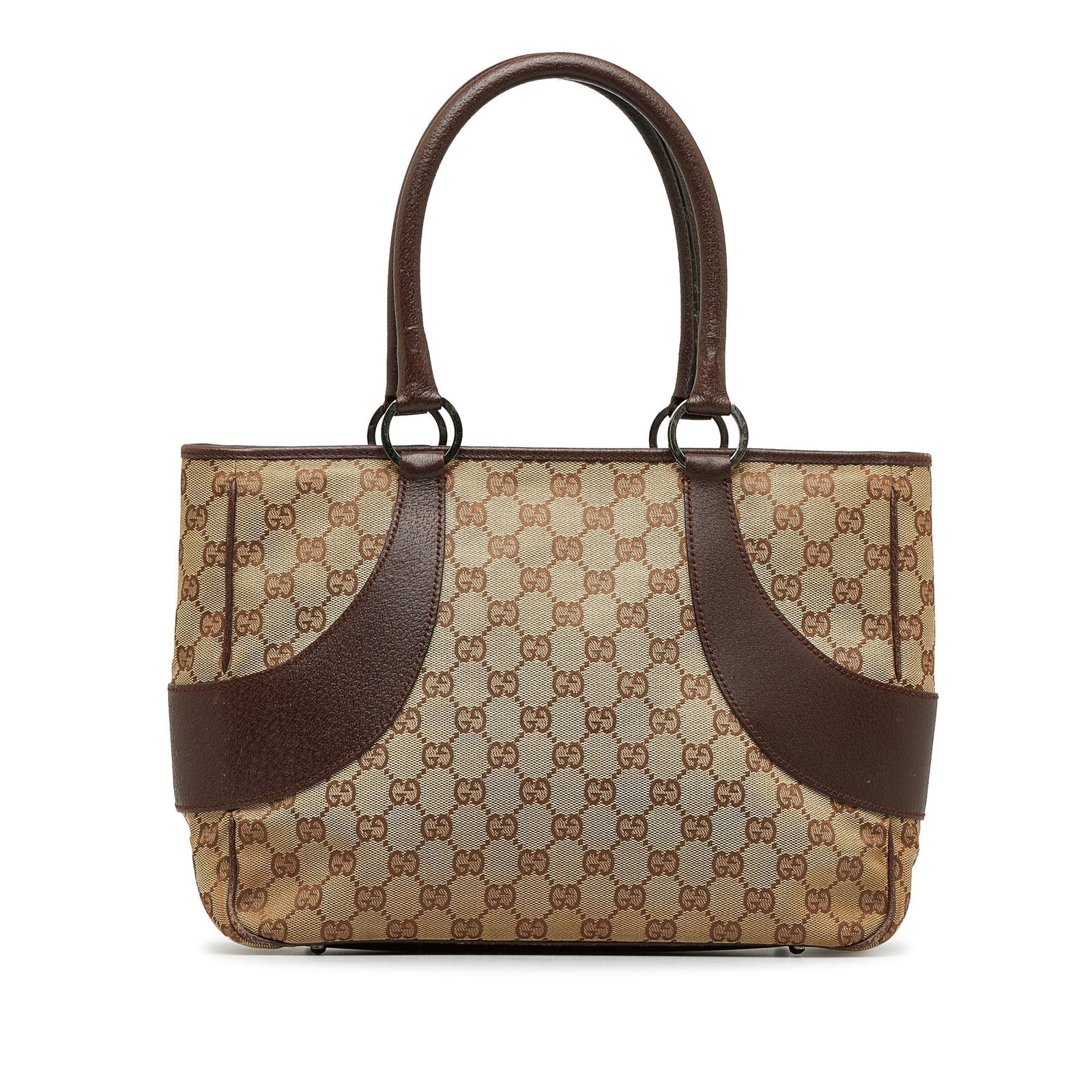 Brown Gucci GG Canvas Tote Bag | AlmaBagz - Image 2
