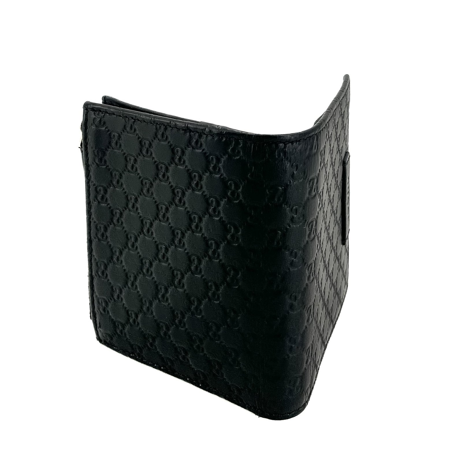 Envelope Guccissima Leather Black Wallet | AlmaBagz - Image 10