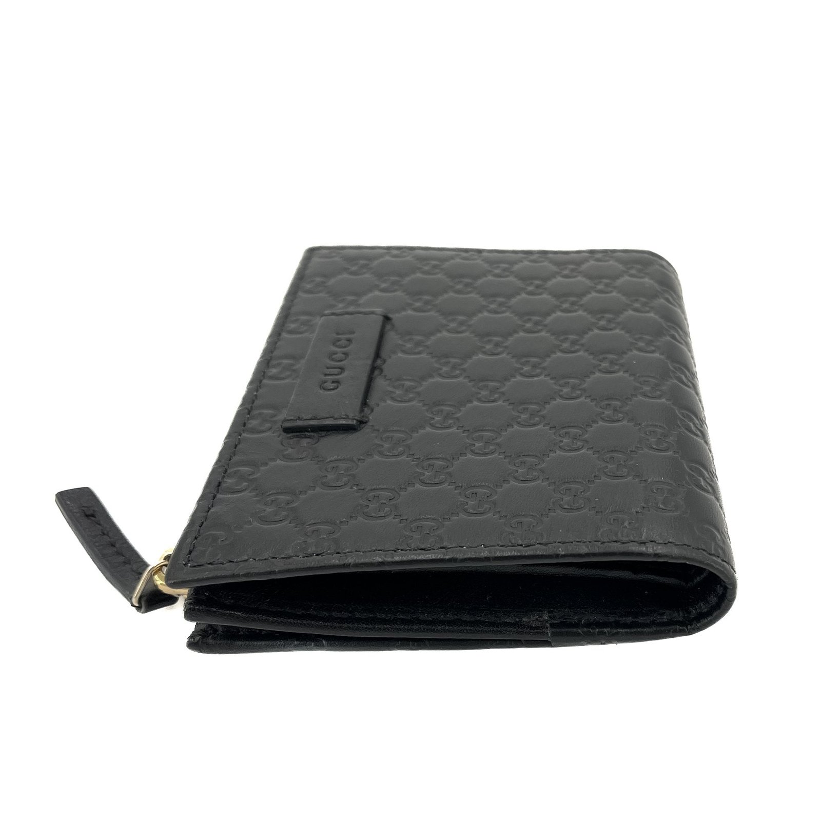 Envelope Guccissima Leather Black Wallet | AlmaBagz - Image 5