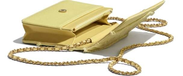 Chanel Wallet On Chain – WOC Classic Caviar SiLouis Vuittoner-Toned Metal Light Yellow | AlmaBagz - Image 2