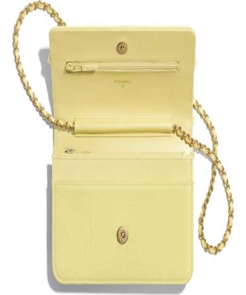 Chanel Wallet On Chain – WOC Classic Caviar SiLouis Vuittoner-Toned Metal Light Yellow | AlmaBagz - Image 3