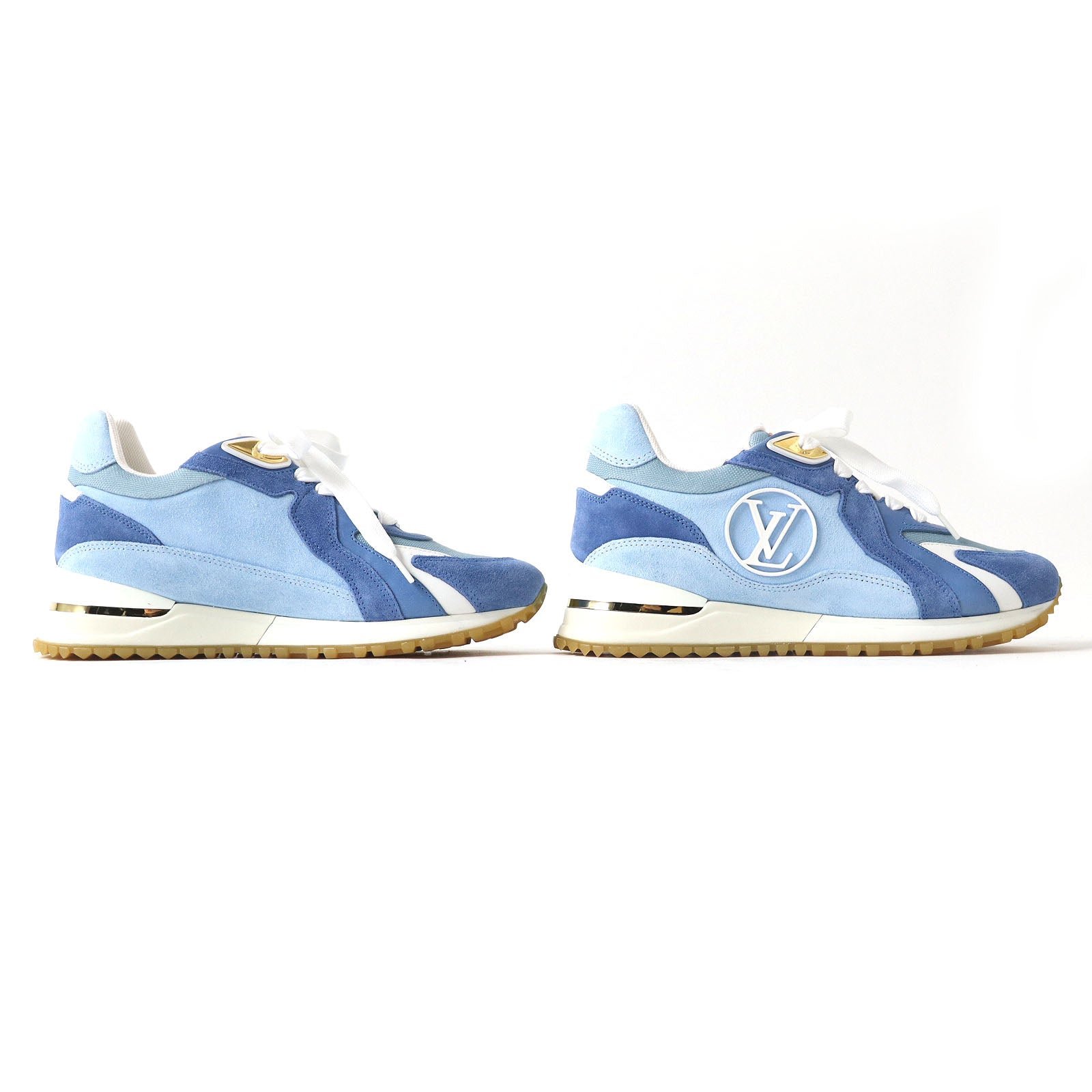 LOUIS VUITTON sneakers Suede Blue x White type Runaway line 35 1/2 | AlmaBagz - Image 3