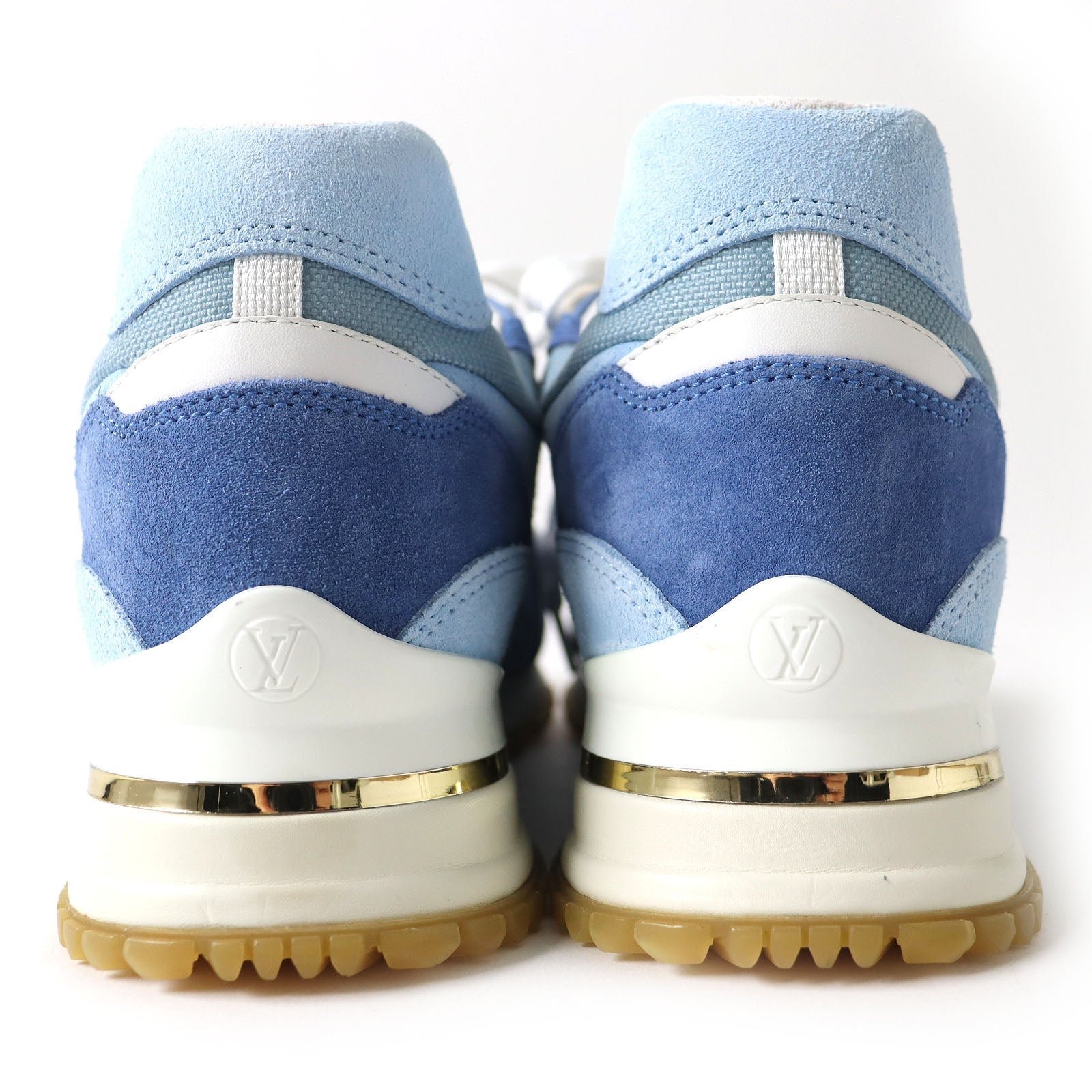 LOUIS VUITTON sneakers Suede Blue x White type Runaway line 35 1/2 | AlmaBagz - Image 5