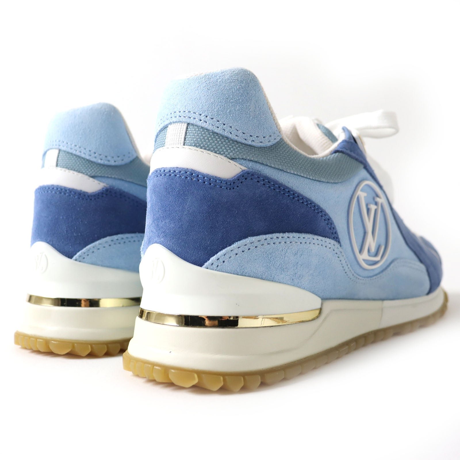 LOUIS VUITTON sneakers Suede Blue x White type Runaway line 35 1/2 | AlmaBagz - Image 6