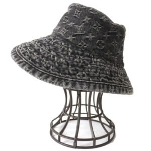 LOUIS VUITTON hat 410907 cotton Black type S | AlmaBagz