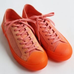 LOUIS VUITTON Low cut sneakers canvas Orange Tattoo line 7 1/2 | AlmaBagz