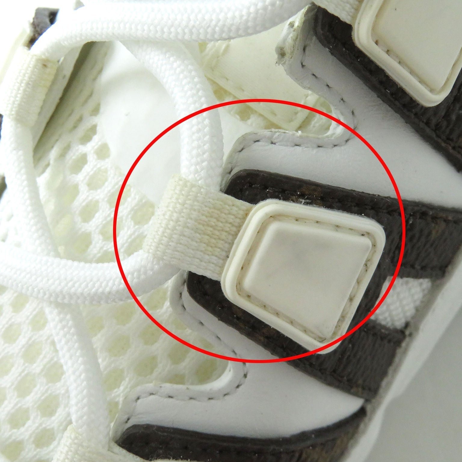 LOUIS VUITTON sneakers PVC White brown Runaway line 38 | AlmaBagz - Image 14