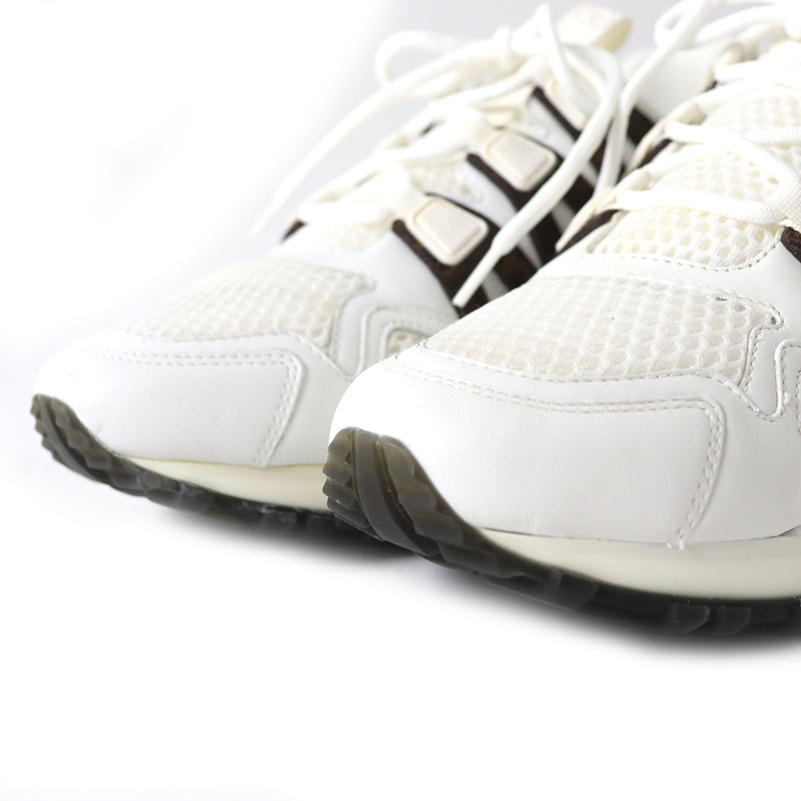 LOUIS VUITTON sneakers PVC White brown Runaway line 38 | AlmaBagz - Image 3