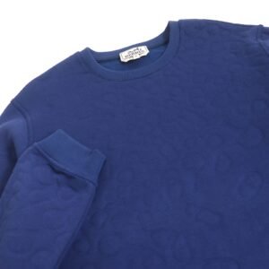 HERMES sweat polyamide Indigo blue Maillons en Boucle Aero M | AlmaBagz