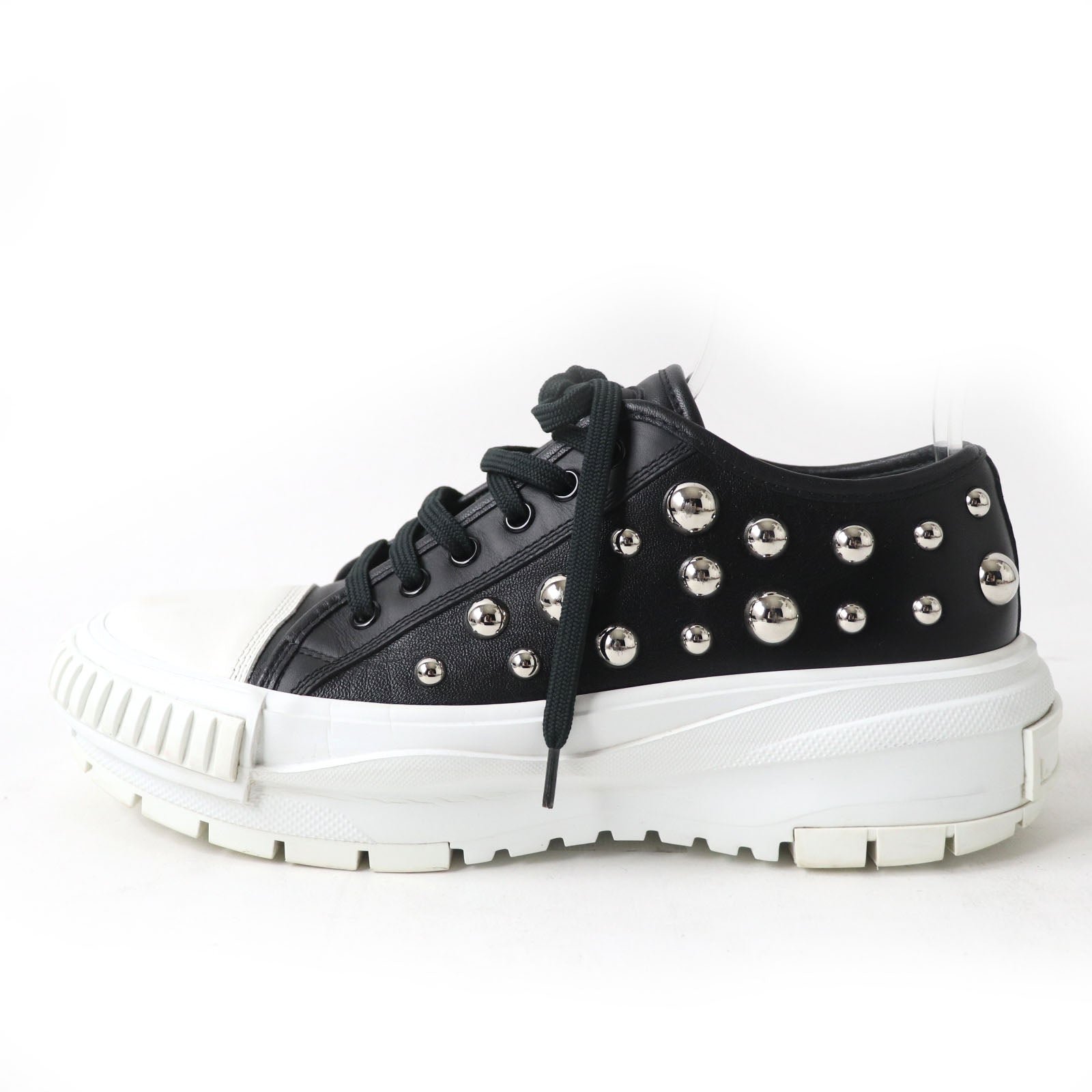 LOUIS VUITTON sneakers Main: Leather Black White Squad Line Yayoi Kusama Women 40 Used | AlmaBagz - Image 3