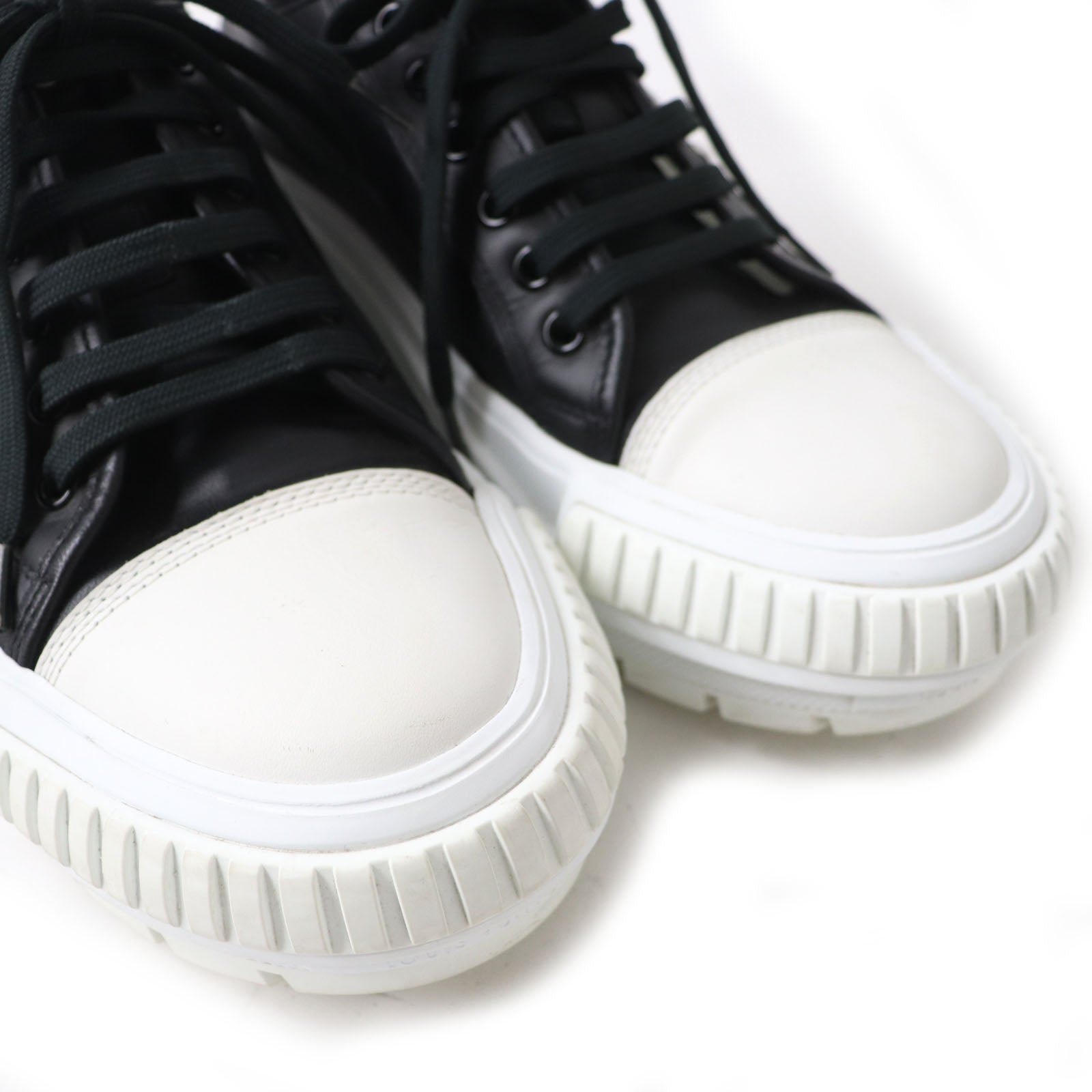 LOUIS VUITTON sneakers Main: Leather Black White Squad Line Yayoi Kusama Women 40 Used | AlmaBagz - Image 6