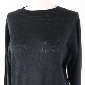 HERMES knit 3E2618D9 silk black BRIDES de GALA Ceremony Bridle 36 | AlmaBagz