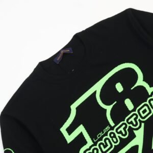 LOUIS VUITTON Short sleeve T-shirt 1AAGO4 cotton Black green 1854 Graphic Short Sleeve L | AlmaBagz