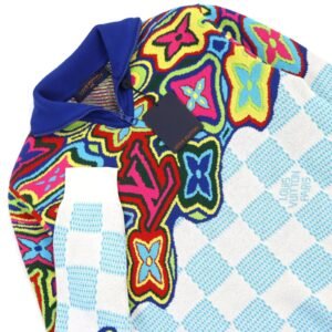 LOUIS VUITTON knit HKN79W cotton Multicolor All-over Pattern S | AlmaBagz