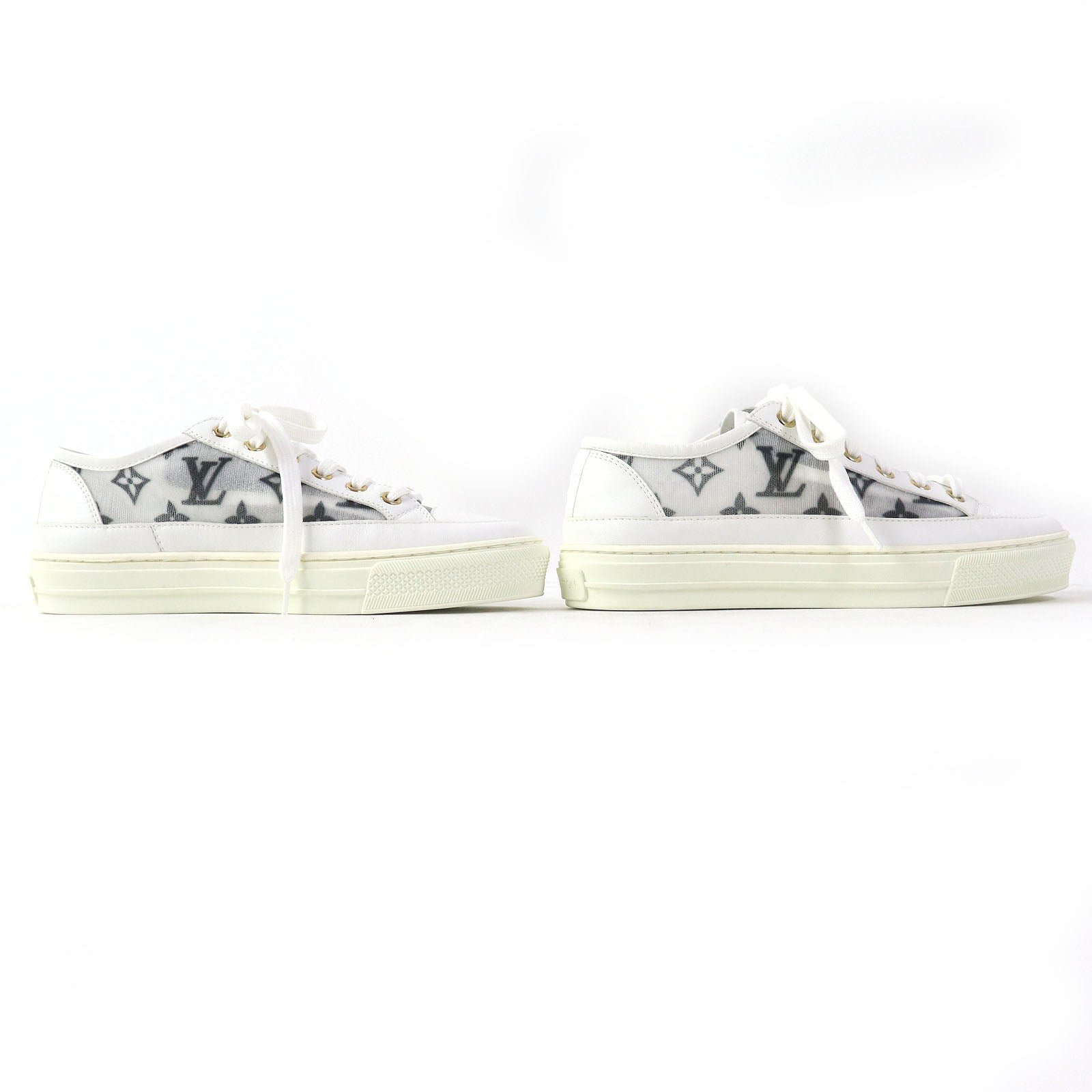LOUIS VUITTON sneakers Main: Leather White Black type Stella line Women 34 Used | AlmaBagz - Image 3