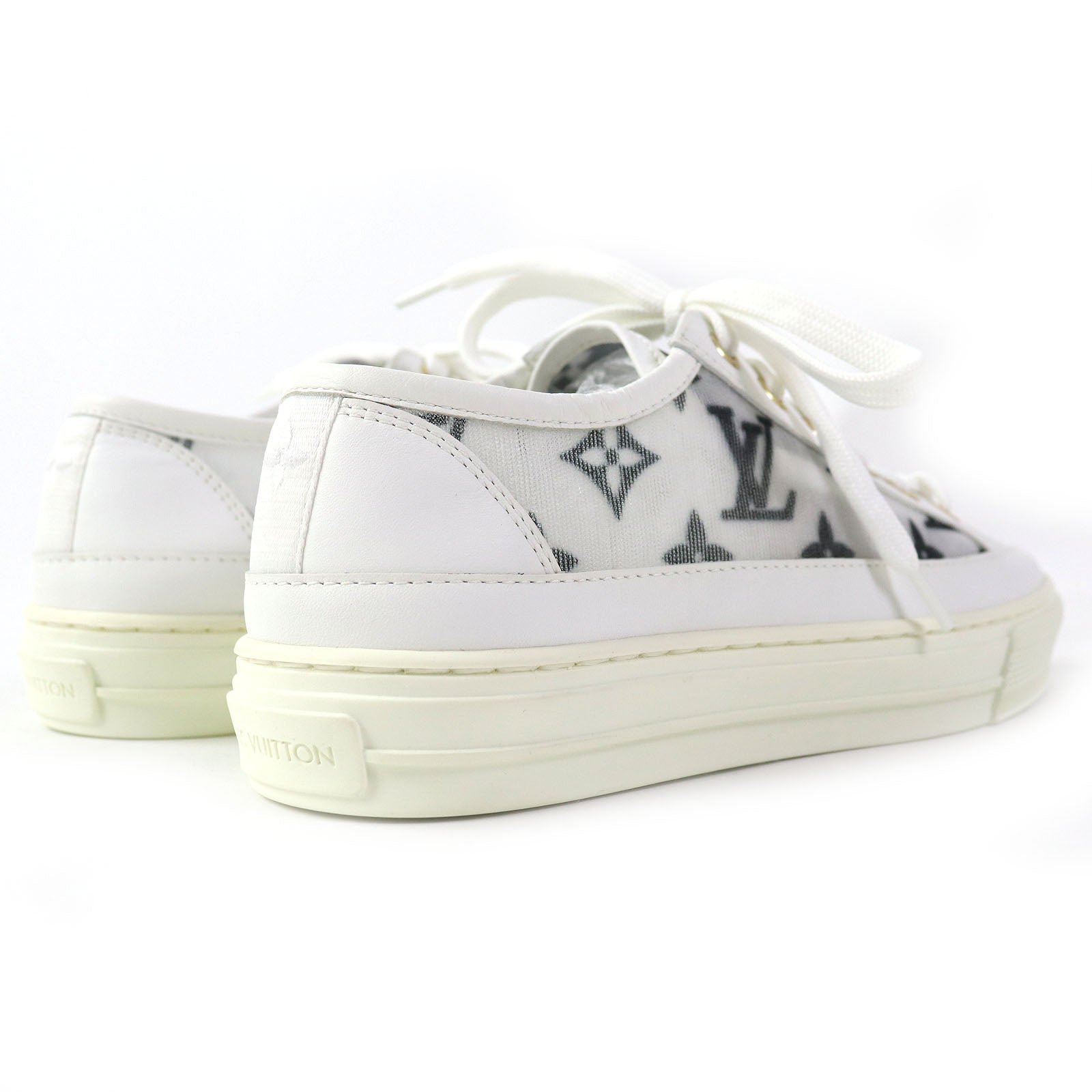 LOUIS VUITTON sneakers Main: Leather White Black type Stella line Women 34 Used | AlmaBagz - Image 6