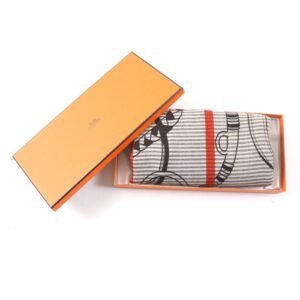 HERMES Stall 243544S cashmere multicolor Caléjean 140 Riding equipment Panoplie Equestre | AlmaBagz