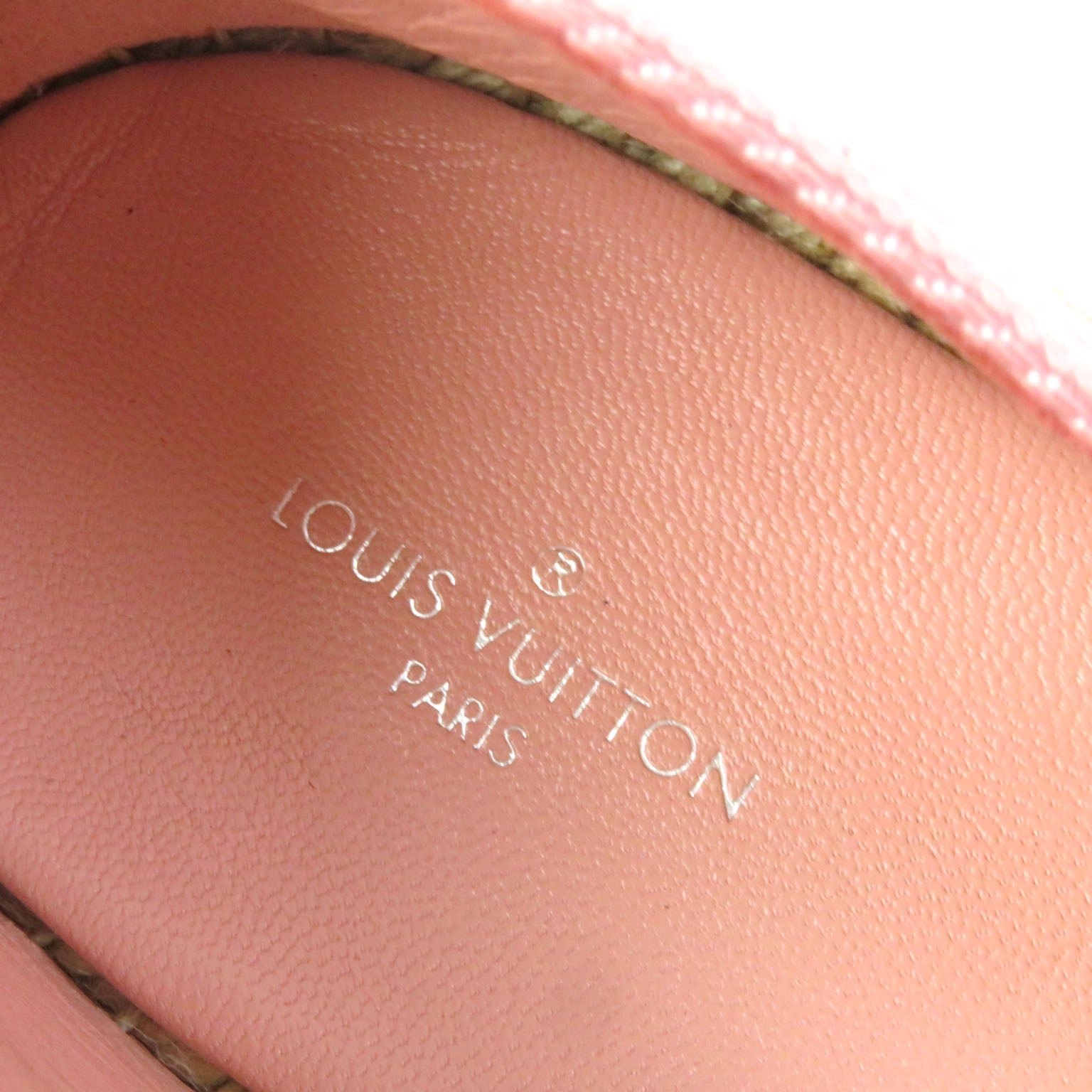 LOUIS VUITTON Slip-on canvas pink 37 | AlmaBagz - Image 7
