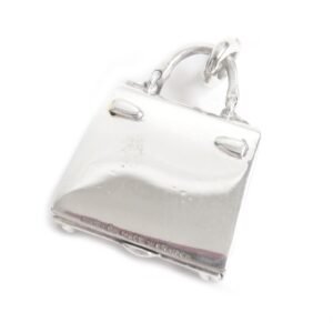 HERMES Pendant top SV925 Silver charm Kelly Pentact Top | AlmaBagz