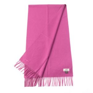 HERMES Scarf Main: 100% cashmere pink Women Used | AlmaBagz