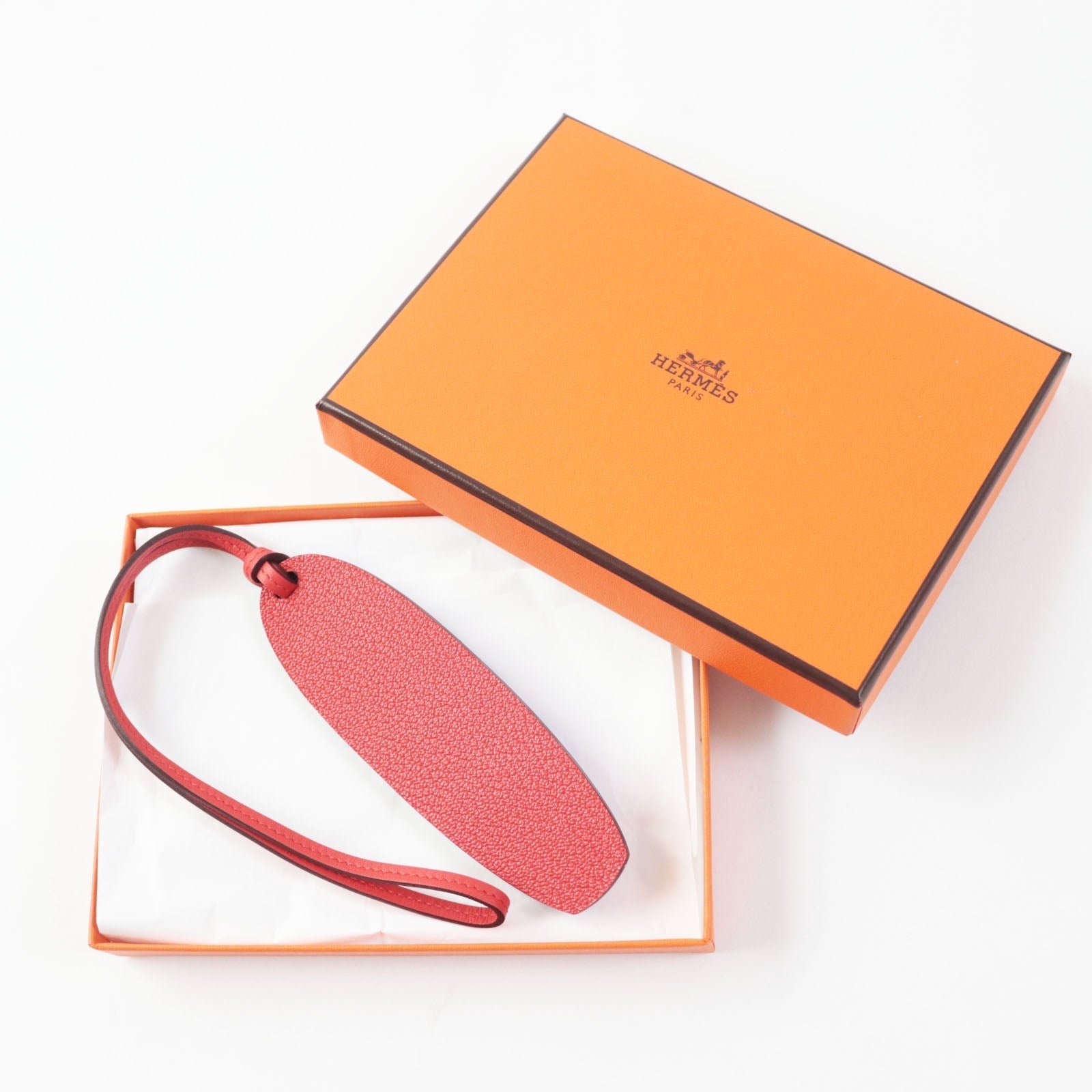 HERMES Bag charm Chevre Misol Red Blue Yellow Petit Ash | AlmaBagz