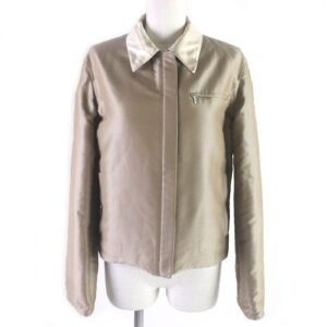 HERMES Blouson silk beige | AlmaBagz