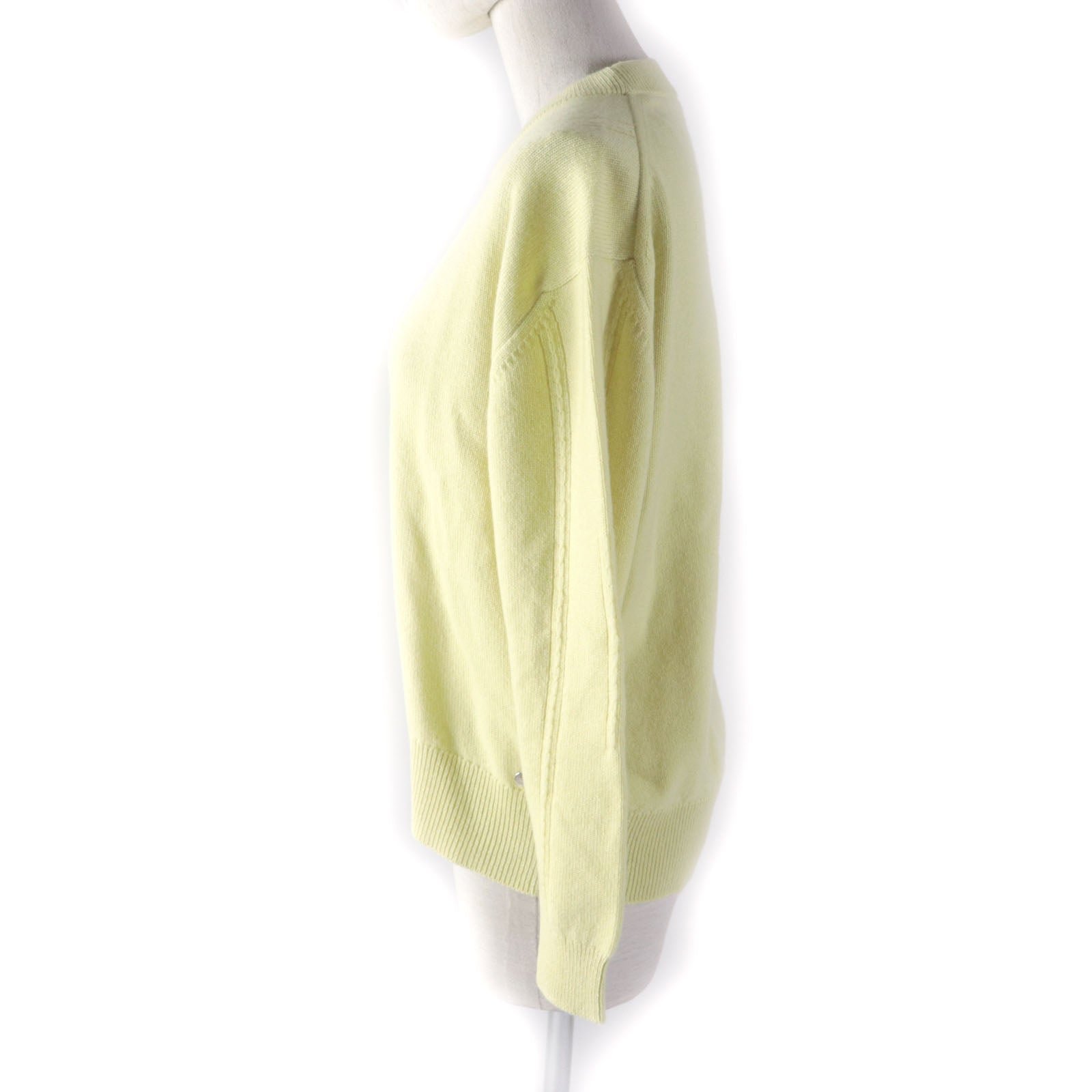 HERMES knit cashmere yellow 34 | AlmaBagz - Image 2