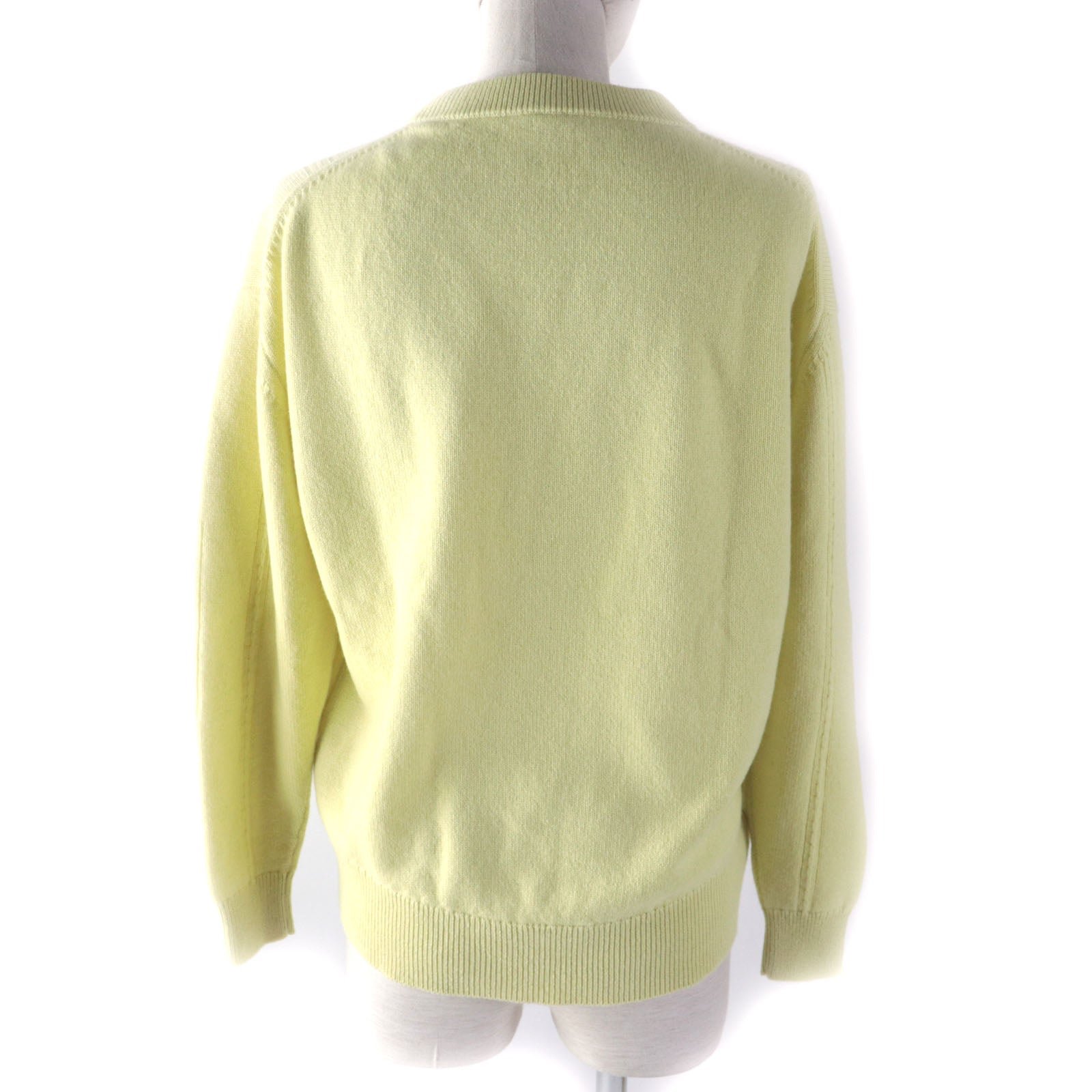 HERMES knit cashmere yellow 34 | AlmaBagz - Image 3
