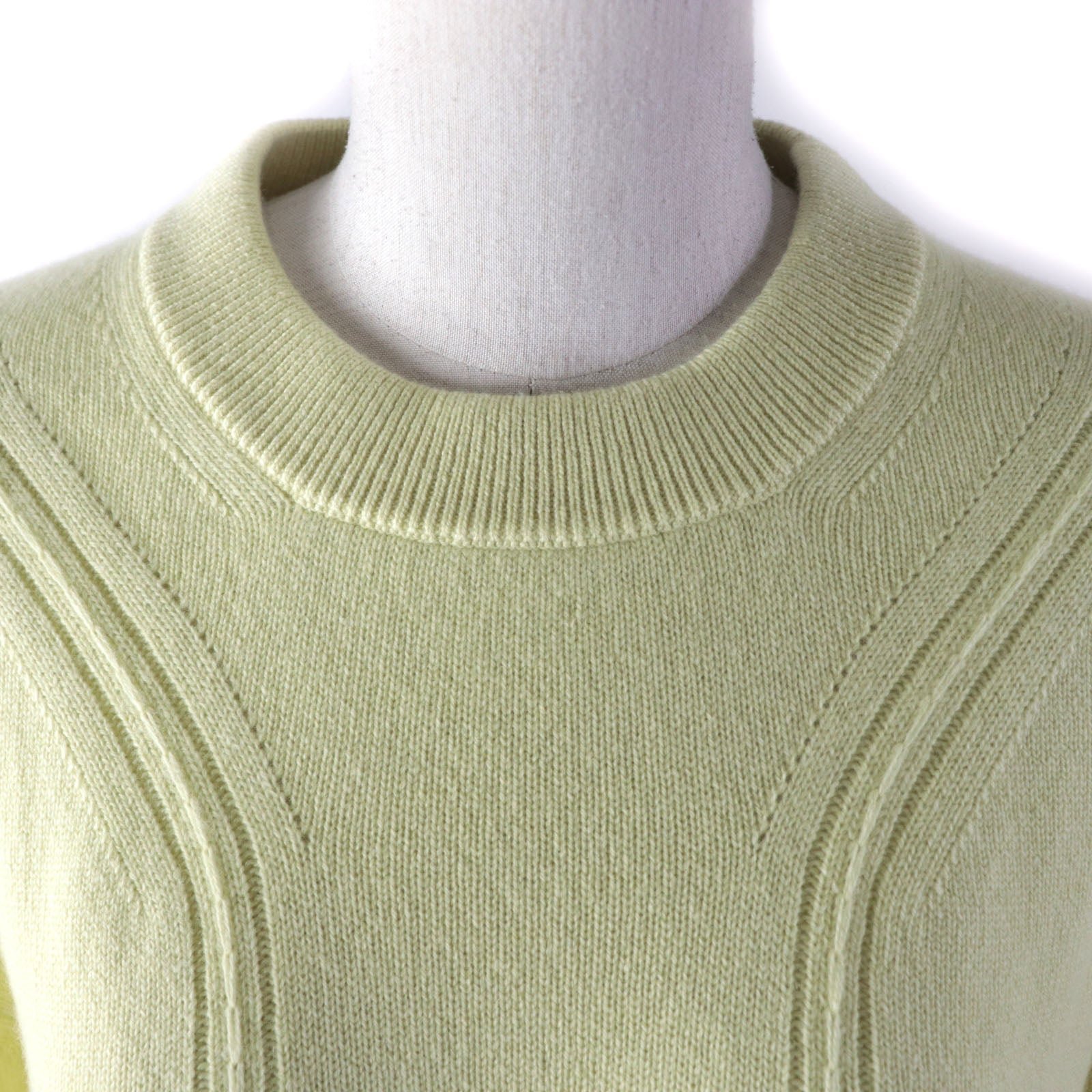 HERMES knit cashmere yellow 34 | AlmaBagz - Image 4