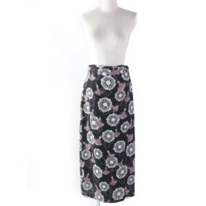 HERMES Wrap skirt 2E0312D2 silk multicolor liquetis Aquarelle 36 | AlmaBagz
