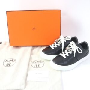 HERMES sneakers Main: Leather black Day Women 35 Used | AlmaBagz