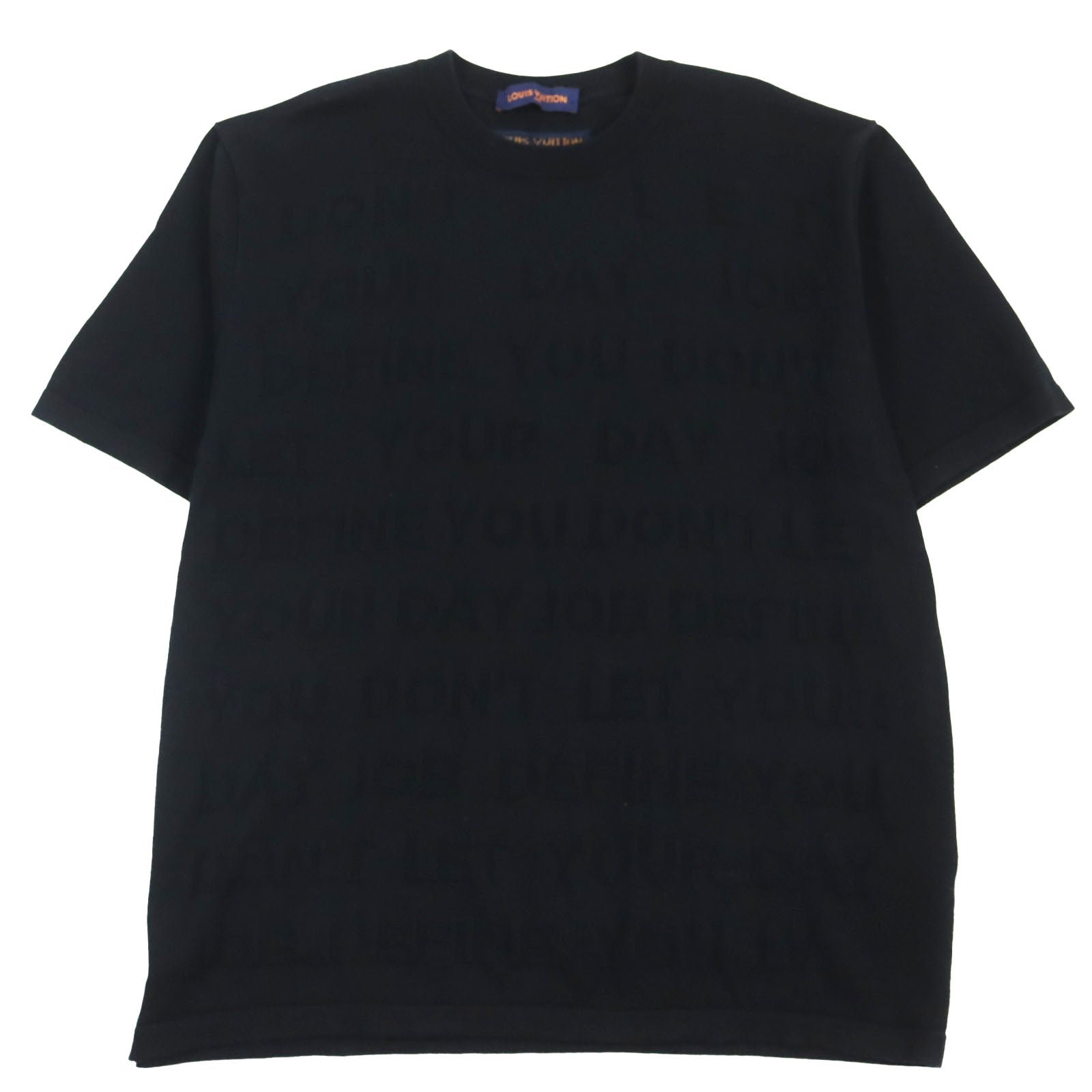 LOUIS VUITTON Short sleeve knit cotton black 4L | AlmaBagz - Image 11