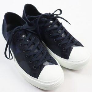 LOUIS VUITTON Low cut sneakers Part: suede Navy Tattoo line mens 8 Used | AlmaBagz