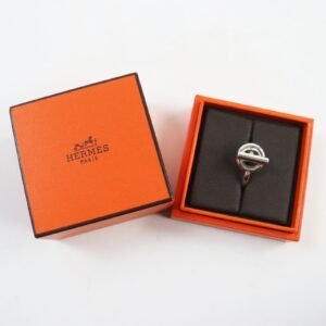 HERMES Ring SV925 Silver Echape 51 | AlmaBagz