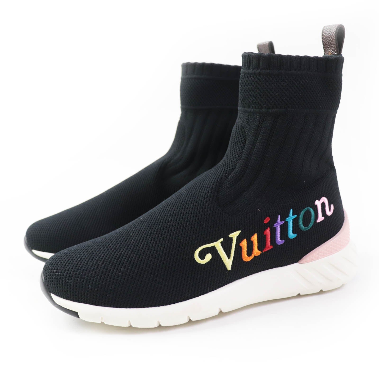 LOUIS VUITTON sneakers canvas black multi After game line 35 | AlmaBagz - Image 13