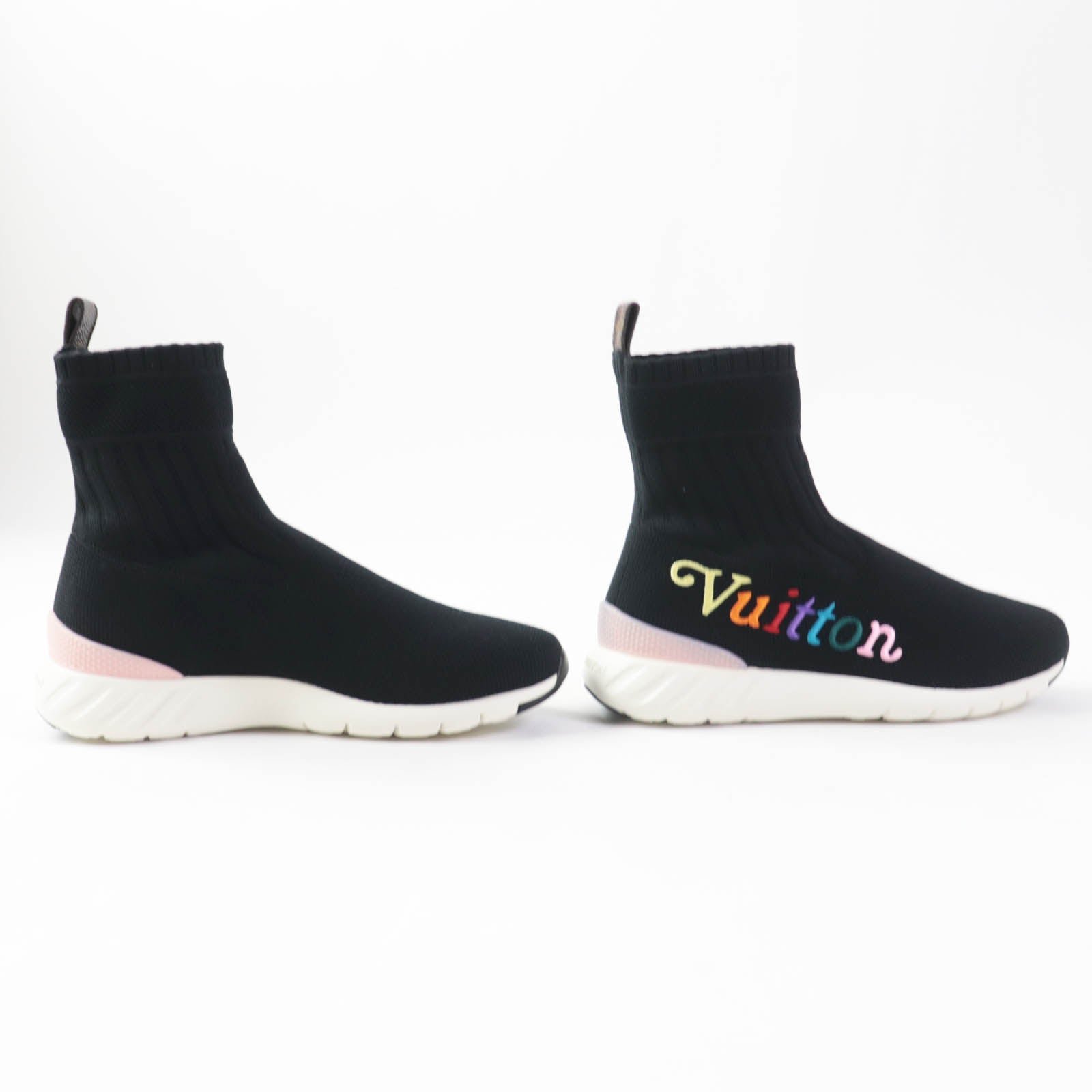 LOUIS VUITTON sneakers canvas black multi After game line 35 | AlmaBagz - Image 3