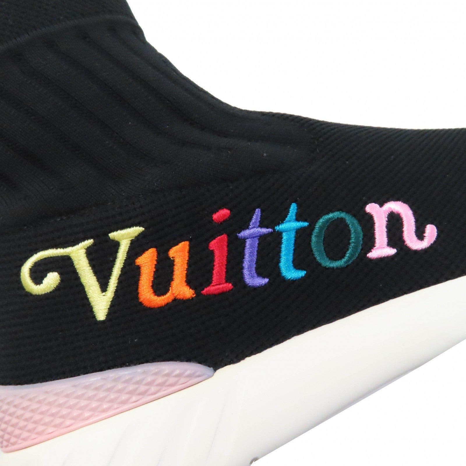 LOUIS VUITTON sneakers canvas black multi After game line 35 | AlmaBagz - Image 6