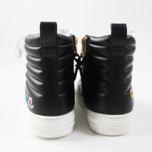 LOUIS VUITTON High cut sneakers Main: Leather black multi Stellar line Women 34 Used | AlmaBagz