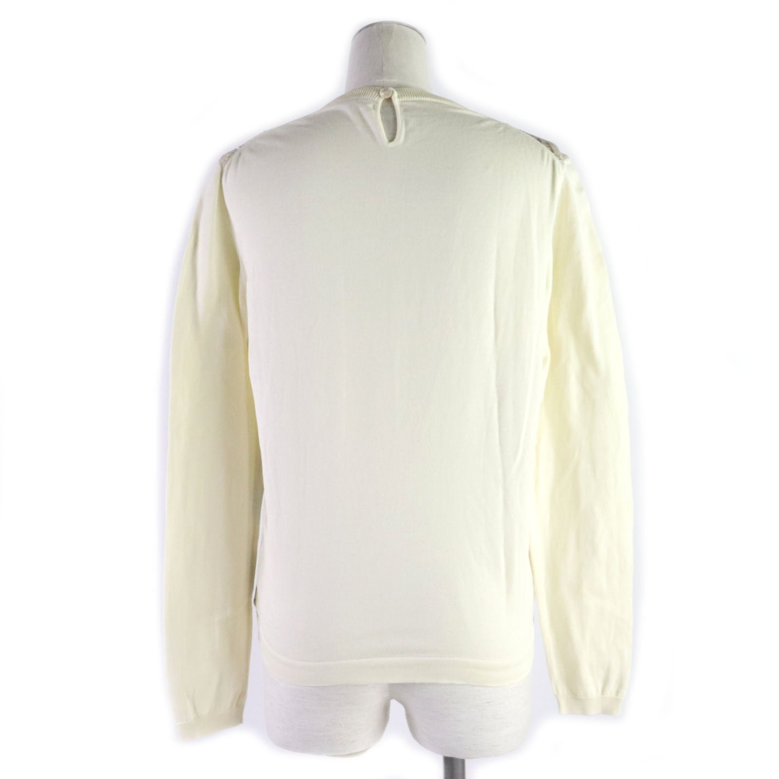 HERMES knit silk Ivory Multi CAVALERIE FRANCAISE | AlmaBagz - Image 3