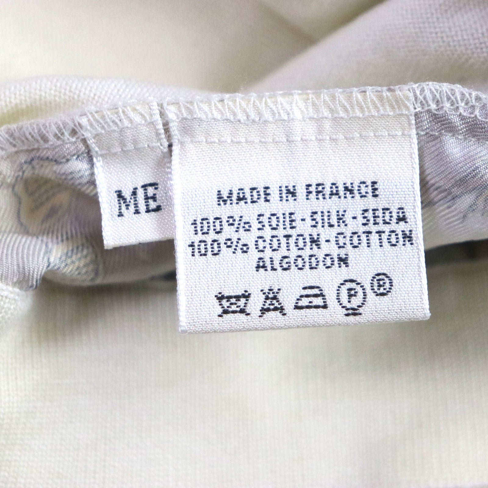 HERMES knit silk Ivory Multi CAVALERIE FRANCAISE | AlmaBagz - Image 6