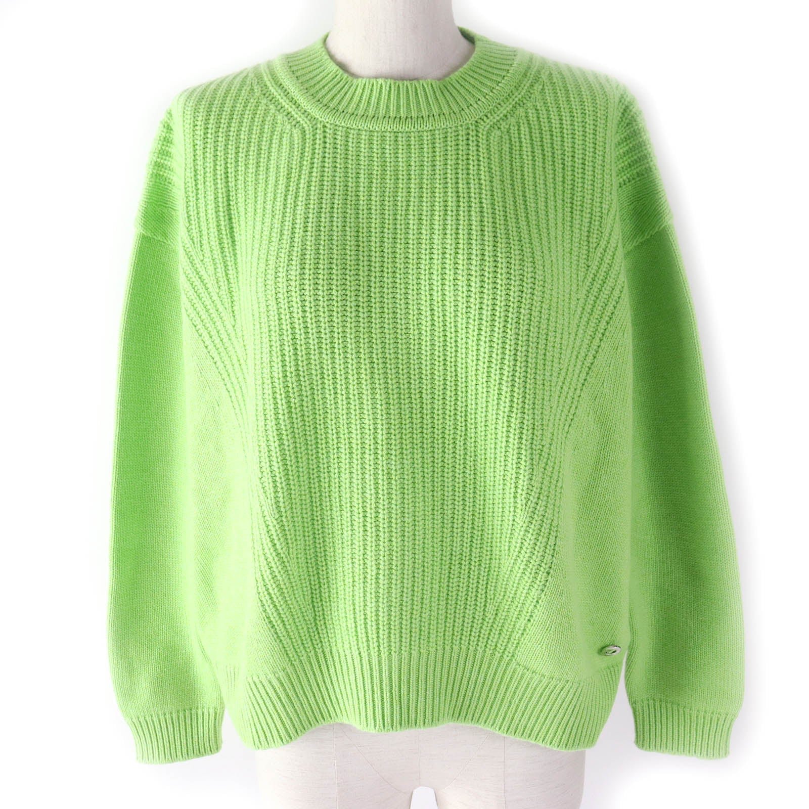 HERMES knit cashmere green 36 | AlmaBagz - Image 10