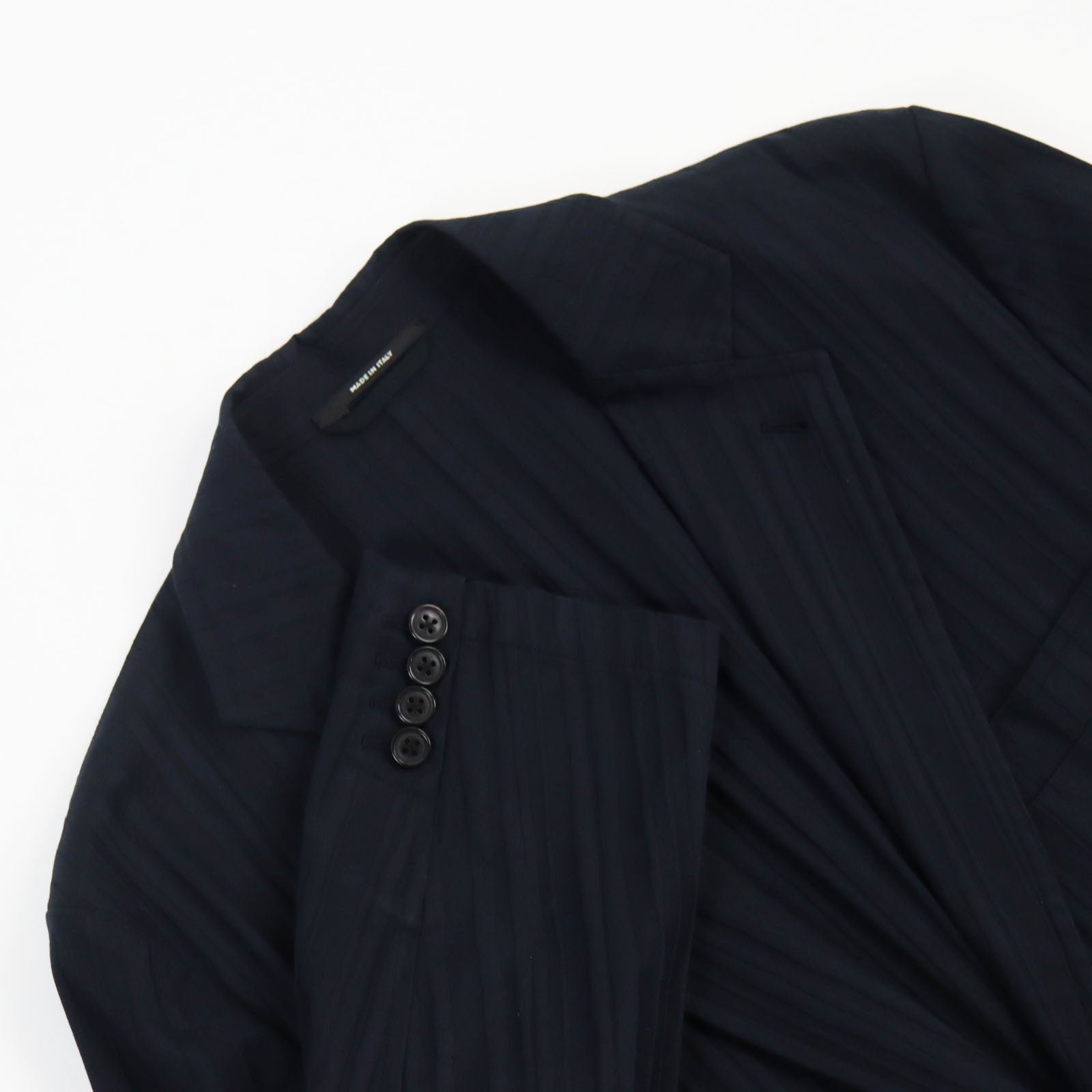HERMES tailored jacket Main: 97% cotton, Main: 3% polyurethane black mens 46 Used | AlmaBagz