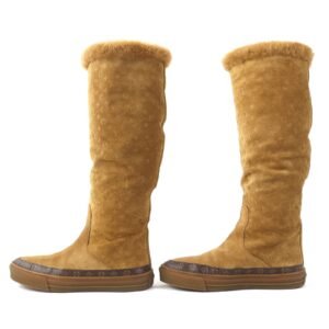 LOUIS VUITTON boots Mouton Camel Snowball line 36 | AlmaBagz