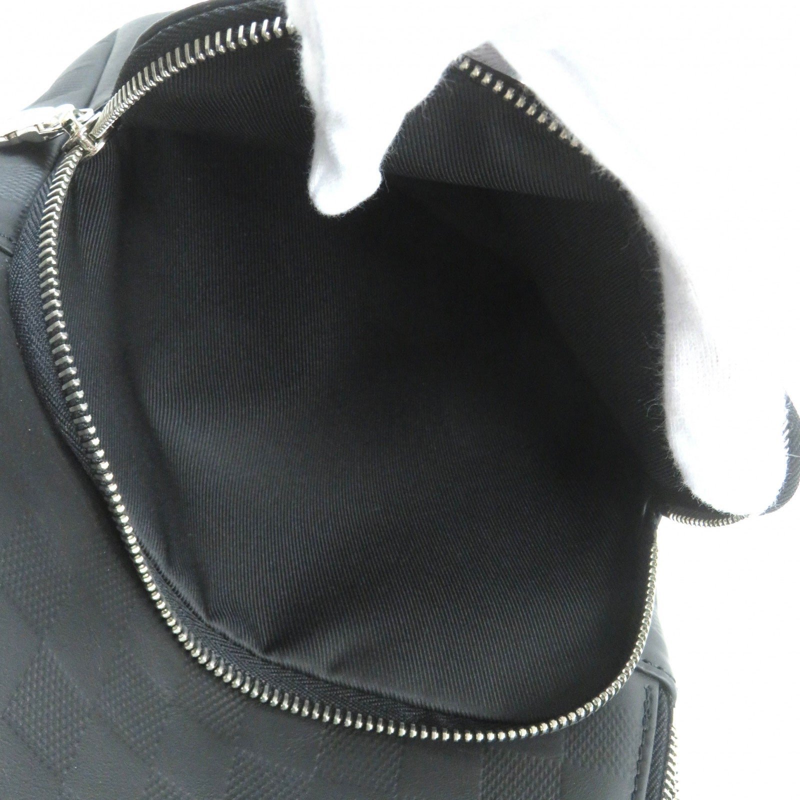 LOUIS VUITTON Sling bag N41720 Damier Anfini black Avenue sling bag | AlmaBagz - Image 11