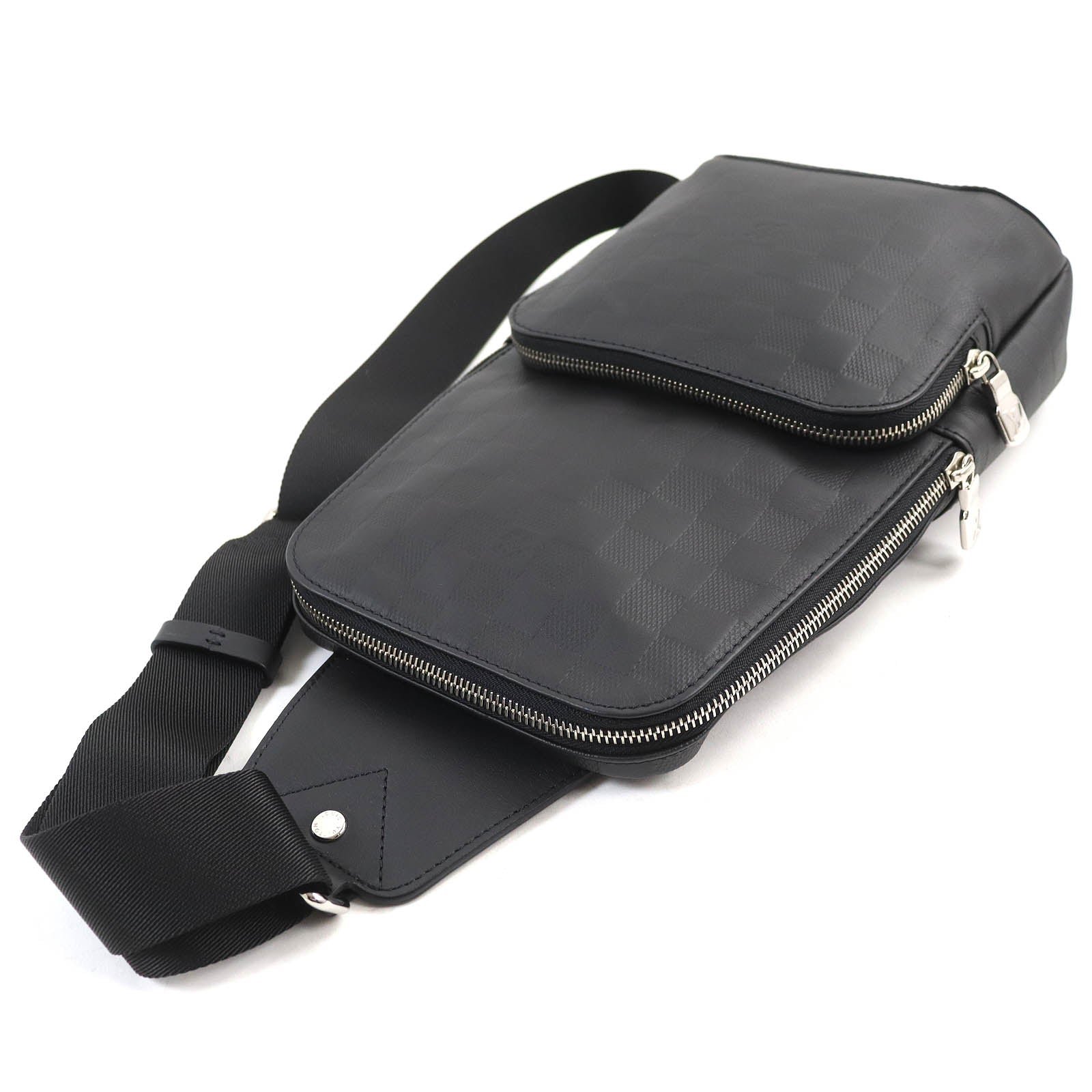 LOUIS VUITTON Sling bag N41720 Damier Anfini black Avenue sling bag | AlmaBagz - Image 3