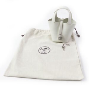 HERMES Handbag Evercolor white picotanlock micro Women Used | AlmaBagz